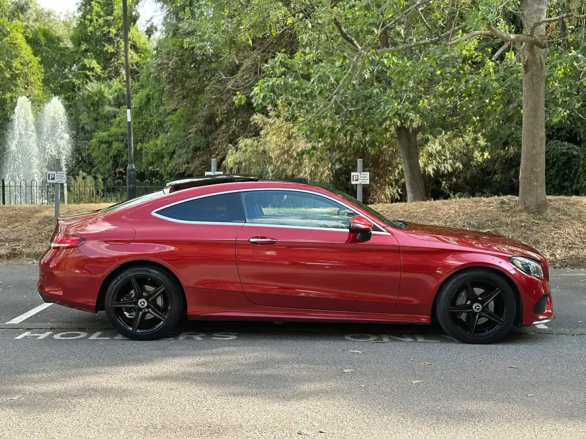 Used Mercedes C220 AMG Line Premium Plus 2016 Red Coupe