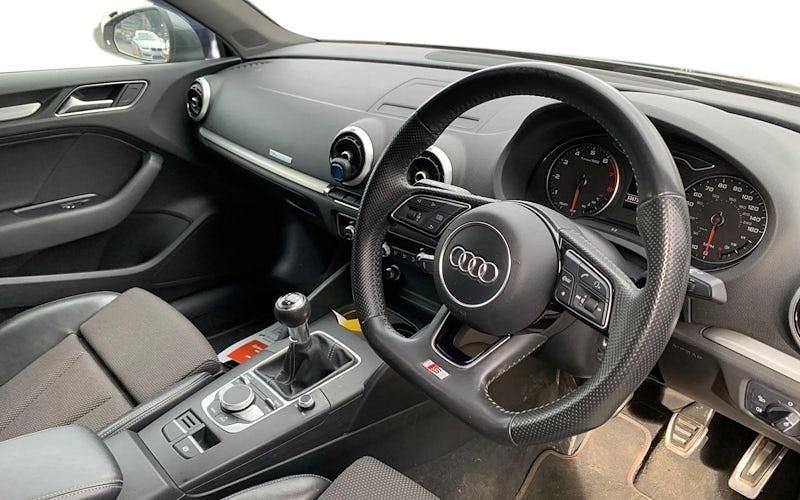 Used Audi A3 S-Line 150 HP (110 kW) 2017 Grey Sedan