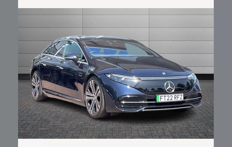 Blue Used 2022 Mercedes EQS450+ Exclusive Luxury Sedan | £51,495 - Image 1/4