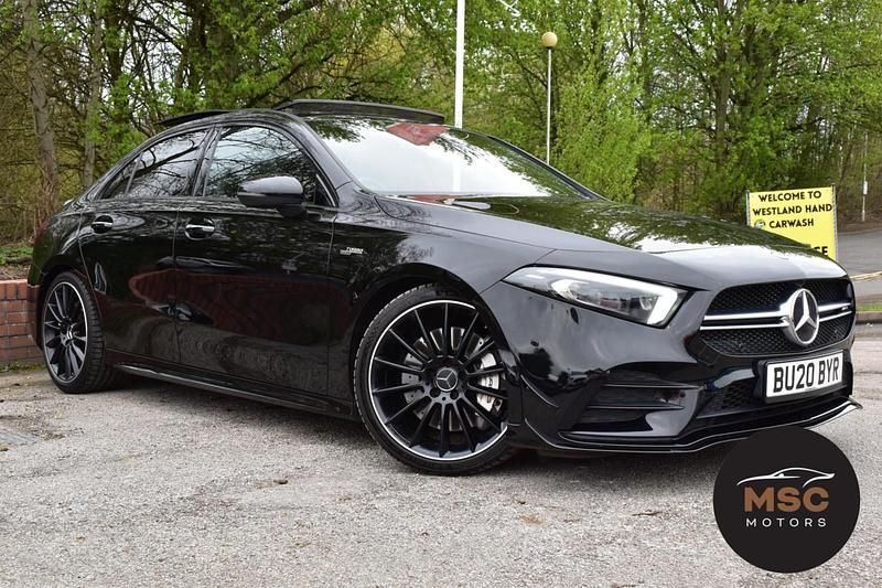 Used Mercedes A35 AMG Premium Plus 2020 Black Sedan