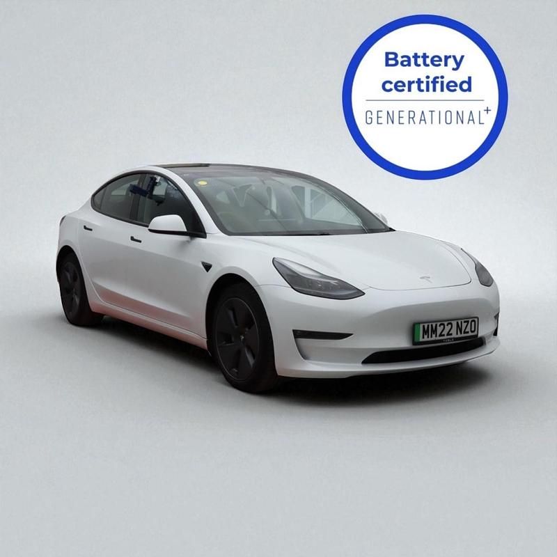 White Used 2022 Tesla Model 3 Long Range AWD Sedan | £14,495 (Fair price) - Image 1/4