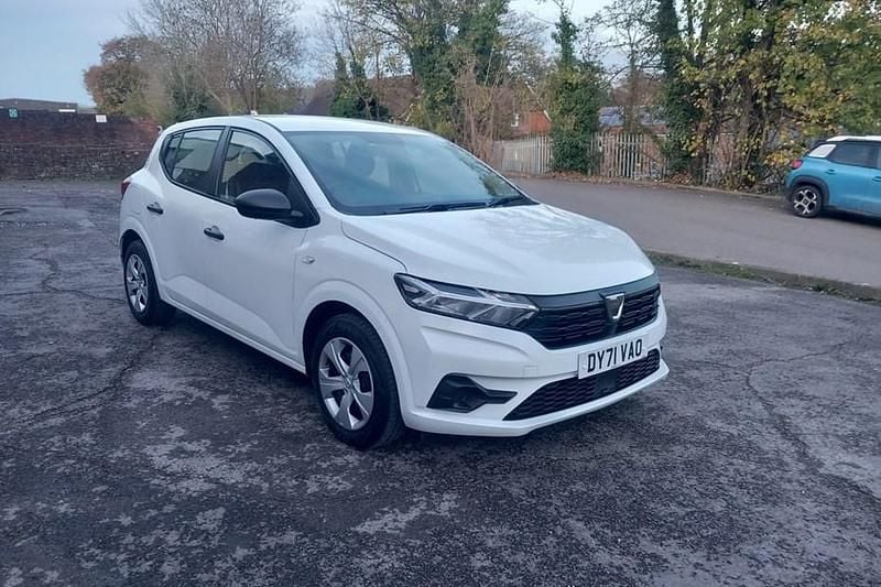 White Used 2021 Dacia Sandero Essentiel Hatchback | £7,995 (Good price) - Image 1/1