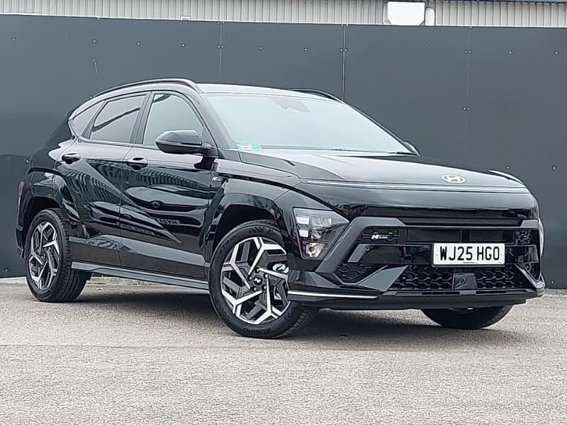 Black New 2025 Hyundai Kona N Line SUV | £28,998 (A bit pricey) - Image 1/4