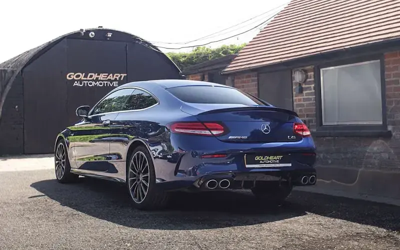 Used Mercedes C43 AMG Premium Plus 390 HP (286 kW) 2020 Blue Coupe