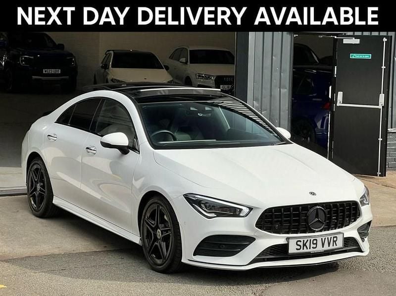 White Used 2019 Mercedes CLA180 AMG line Sedan | £24,500 (A bit pricey) - Image 1/3