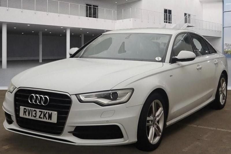 Used Audi A6 S-Line 2013 White Sedan