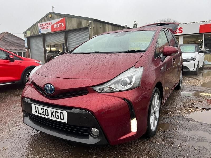 Red Used 2020 Toyota Prius+ Plus MPV | £18,495 (Super price) - Image 1/3