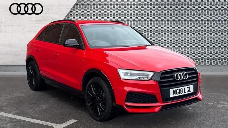 Used Audi Q3 Black Edition 180 HP (132 kW) 2018 Red SUV