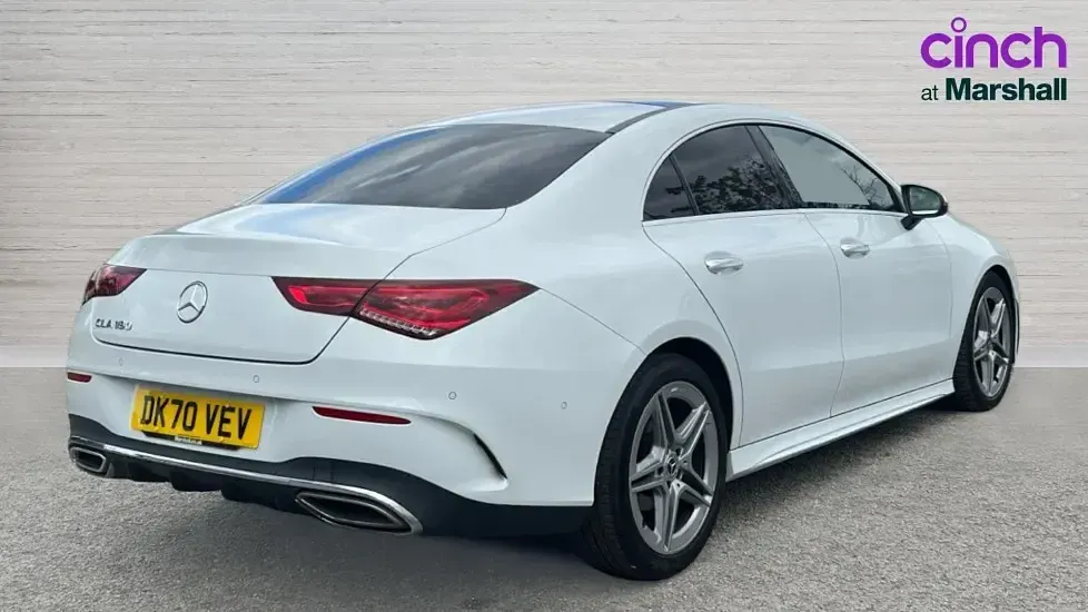 Used Mercedes CLA180 AMG Line Premium Plus 136 HP (100 kW) 2020 White Sedan