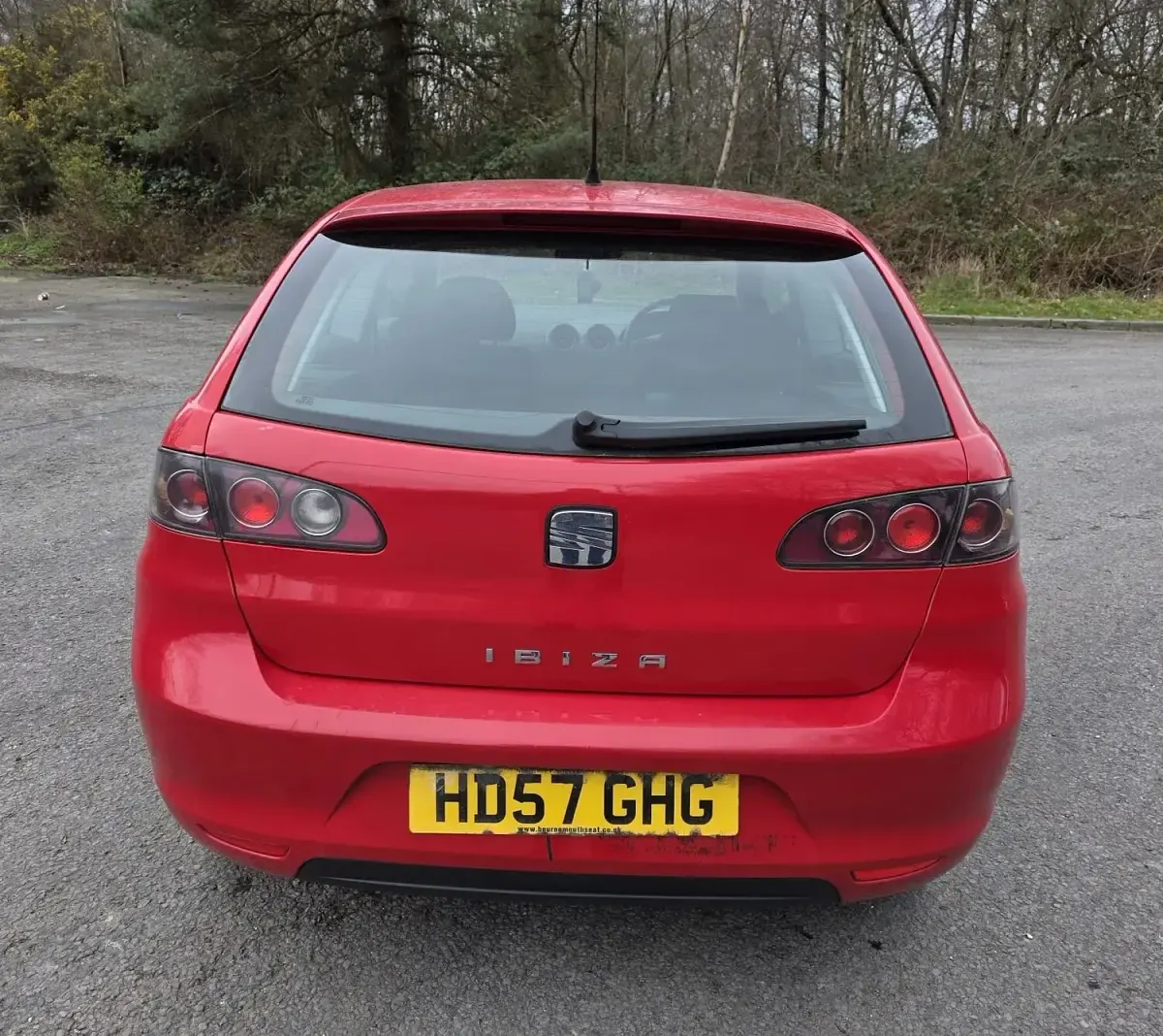 Used Seat Ibiza Reference 70 HP (51 kW) 2008 Red Hatchback