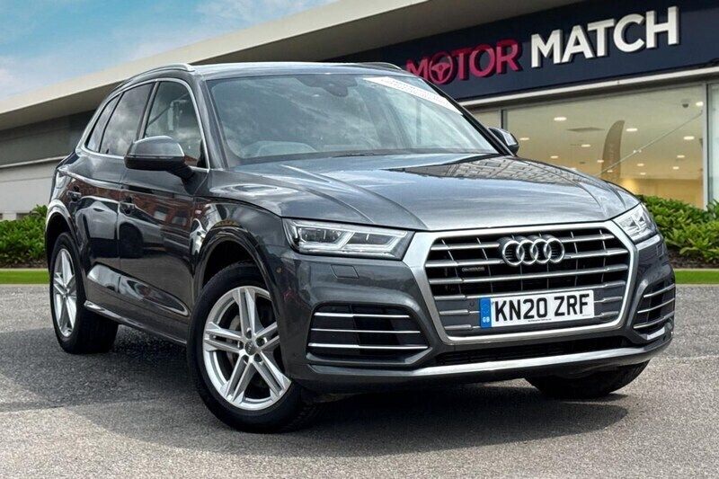 Grey Used 2020 Audi Q5 S-Line SUV | £22,590 (Super price) - Image 1/4