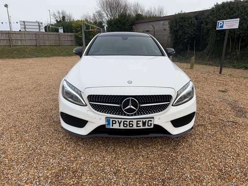 Used Mercedes C220 AMG Line Premium 2017 White Coupe