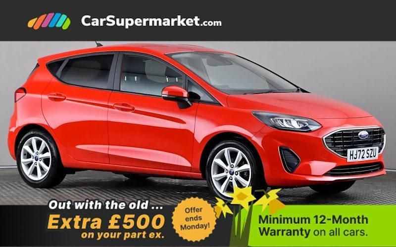 Used Ford Fiesta Trend 101 HP (74 kW) 2022 Red Hatchback