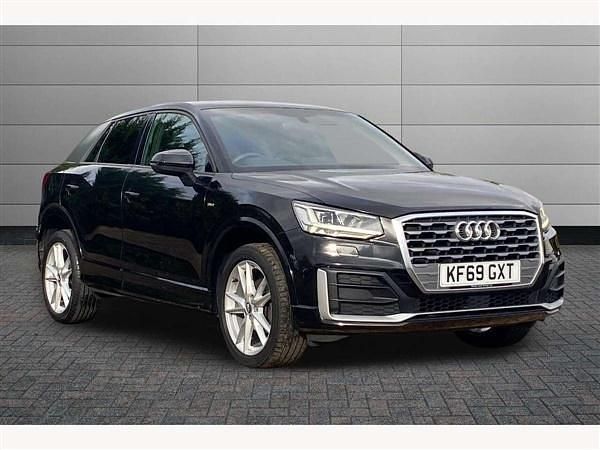 Black Used 2019 Audi Q2 S-Line SUV | £17,850 (Fair price) - Image 1/4