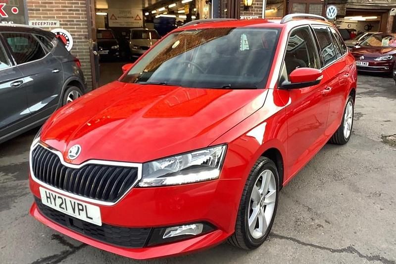 Used Skoda Fabia SE L 2021 Red Estate