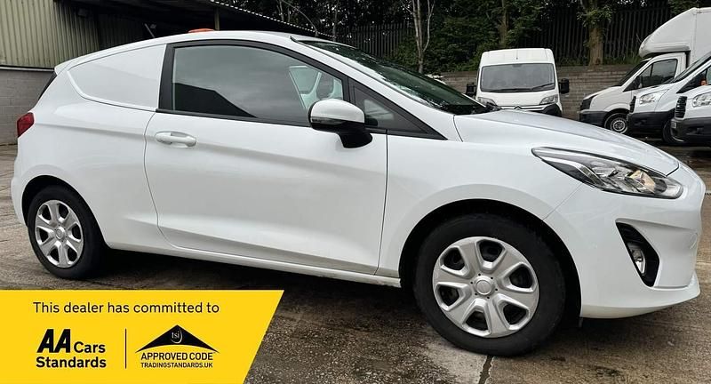 White Used 2019 Ford Fiesta Sport Van | £4,195 (Good price) - Image 1/3