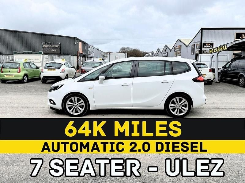 Used Vauxhall Zafira SRi 170 HP (125 kW) 2017 White MPV