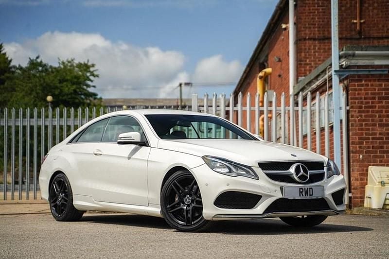 White Used 2014 Mercedes E220 AMG Coupe | £6,995 (Fair price) - Image 1/1