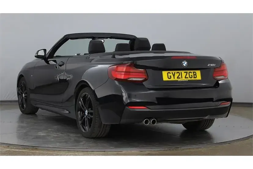 Used BMW 218 M Sport 136 HP (100 kW) 2021 Black Cabriolet