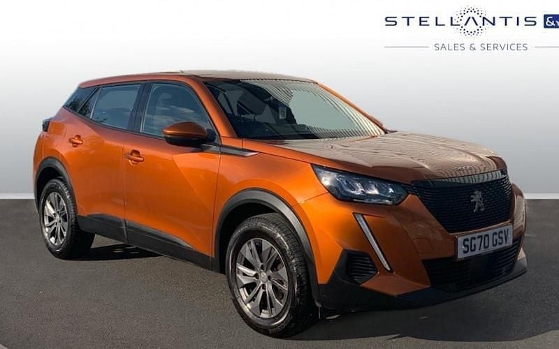 Orange Used 2020 Peugeot 2008 Active SUV | £12,942 (Fair price) - Image 1/4