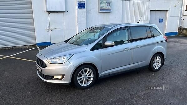 Used Ford Grand C-Max Zetec 120 HP (88 kW) 2016 Silver MPV