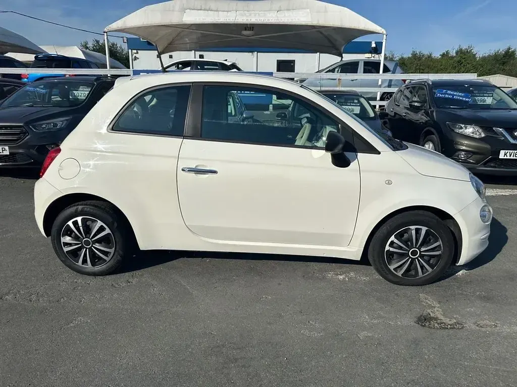 Used Fiat 500 Pop 69 HP (50 kW) 2017 White Hatchback