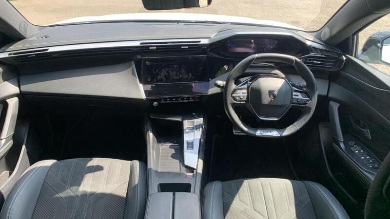White Used 2024 Peugeot e-308 GT Hatchback | £21,852 (Good price) - Image 1/4