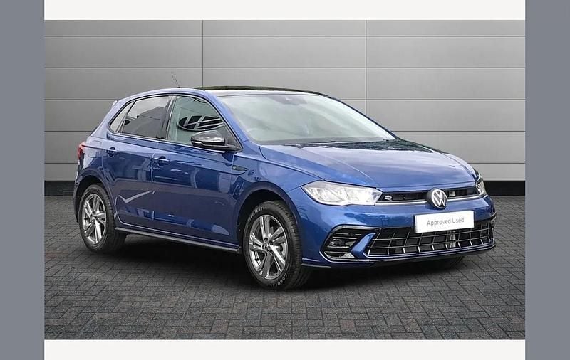 Reef blue Used 2025 VW Polo R-line Hatchback | £21,795 (Fair price) - Image 1/3