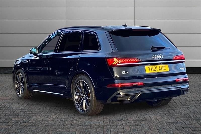Used Audi Q7 S-Line 231 HP (169 kW) 2021 Navarra blue SUV