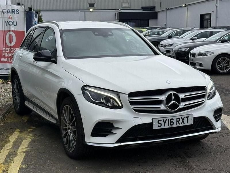 White Used 2016 Mercedes GLC250 AMG line Estate | £13,495 (Fair price) - Image 1/4
