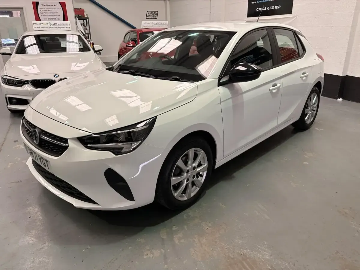 Used Vauxhall Corsa 75 HP (55 kW) 2021 White Hatchback