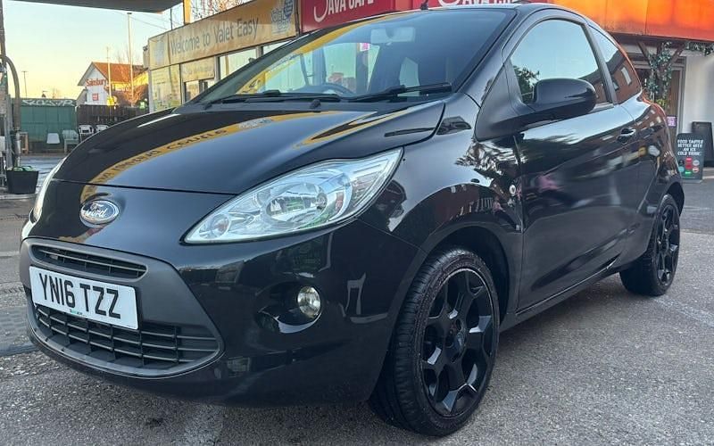 Used Ford Ka Zetec 69 HP (50 kW) 2016 Black Hatchback