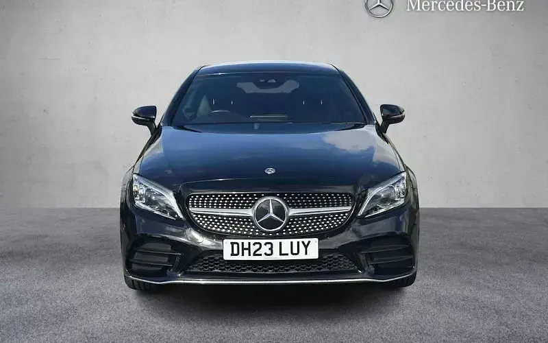 Used Mercedes C200 AMG line 184 HP (135 kW) 2023 Black Coupe