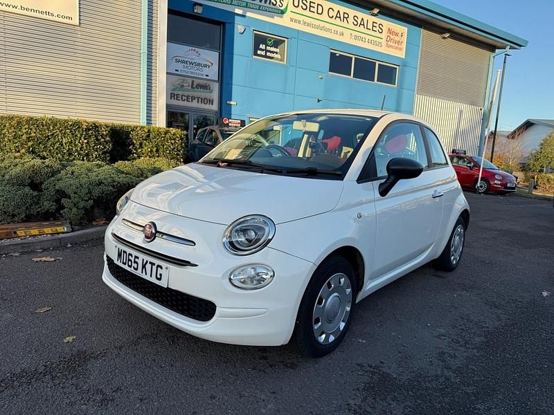 Used Fiat 500 Pop 69 HP (50 kW) 2015 White Hatchback
