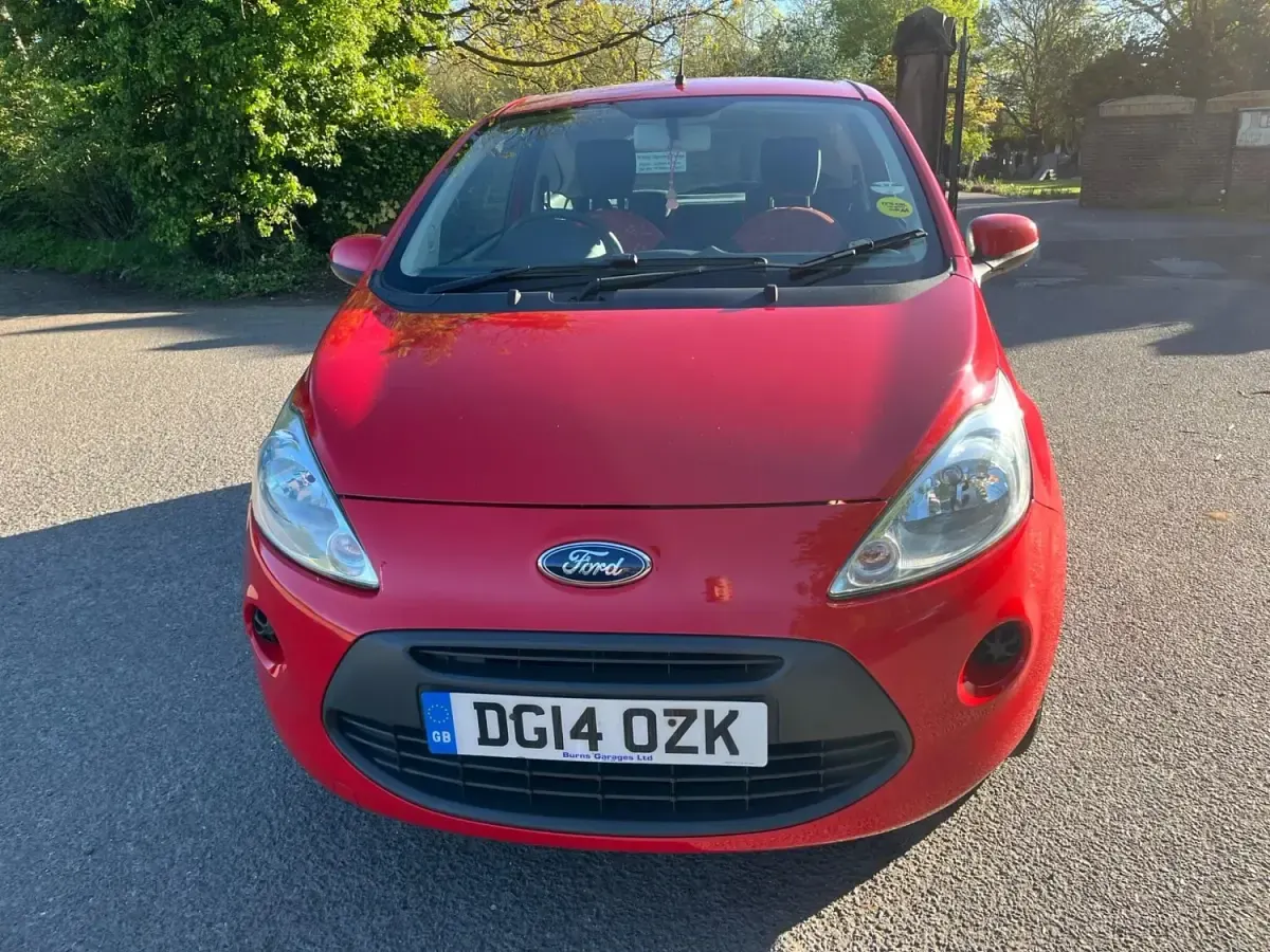 Usado Ford Ka S 69 HP (50 kW) 2014 Vermelho Citadino