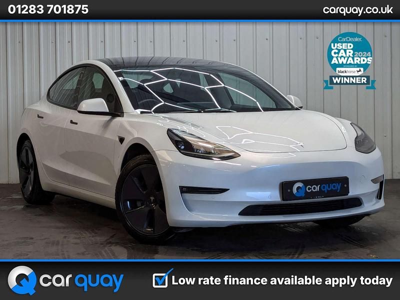 White Used 2020 Tesla Model 3 Long Range AWD Sedan | £17,495 (Fair price) - Image 1/3