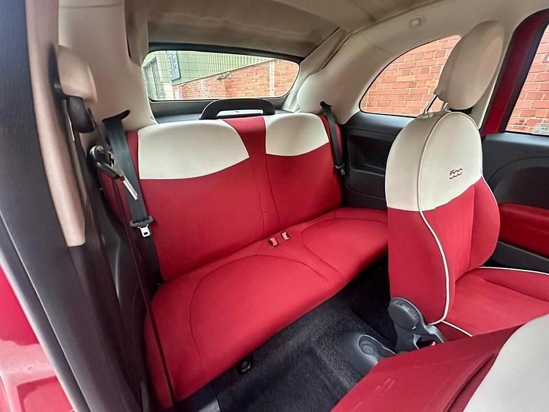 Used Fiat 500 69 HP (50 kW) 2014 Red Cabriolet