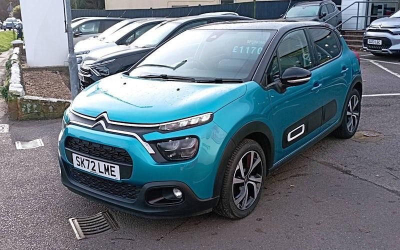 Used Citroën C3 PureTech 83 HP (61 kW) 2022 Blue Hatchback
