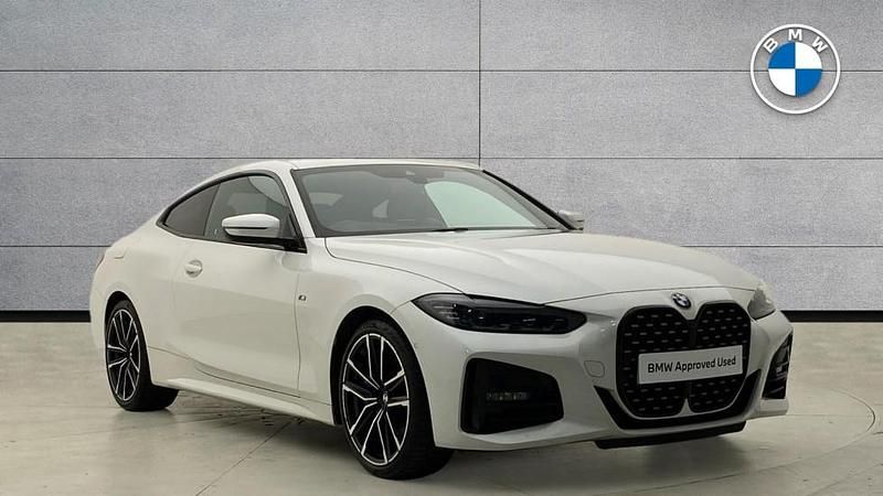 White Used 2021 BMW 430 M Sport Coupe | £26,990 (Fair price) - Image 1/4