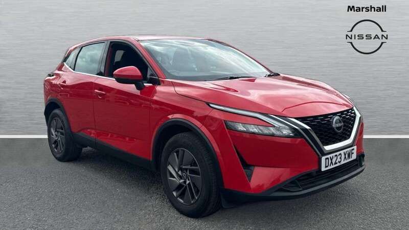Red Used 2023 Nissan Qashqai Acenta Premium SUV | £16,546 (Good price) - Image 1/4