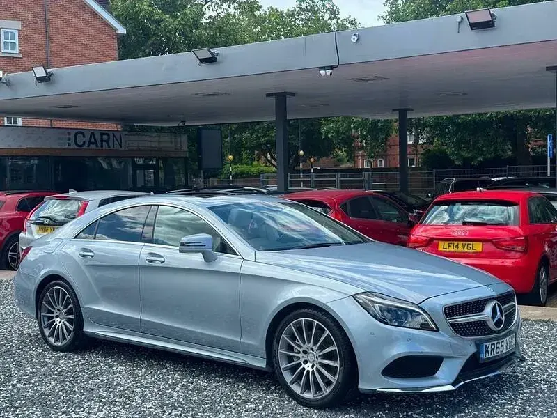 Used Mercedes CLS350 AMG Line Premium Plus 2015 Silver Coupe