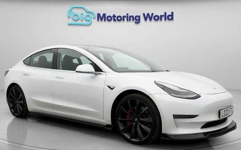 Used 2023 Tesla Model 3 Performance Sedan | £18,400 (Good price) - Image 1/4
