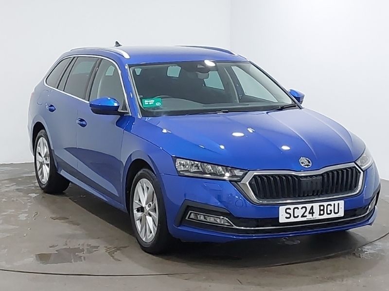 Blue Used 2024 Skoda Octavia SE L Estate | £23,498 (A bit pricey) - Image 1/4