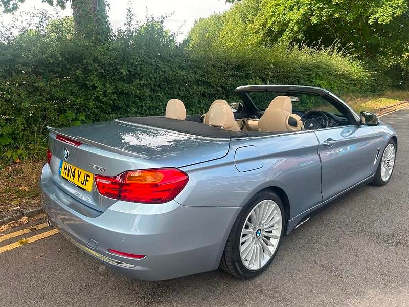 Used BMW 428 Luxury Line 2014 Blue Cabriolet