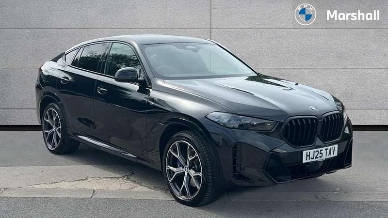 Black Used 2025 BMW X6 M Sport SUV | £67,105 (Fair price) - Image 1/4