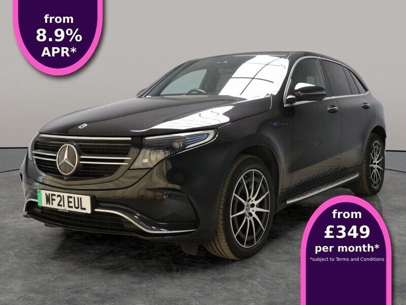 Black Used 2021 Mercedes EQC400 AMG line SUV | £24,100 (Super price) - Image 1/3