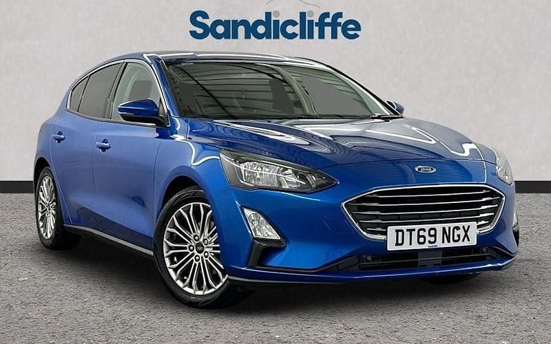 Blue Used 2020 Ford Focus Titanium X Hatchback | £11,196 (Fair price) - Image 1/4
