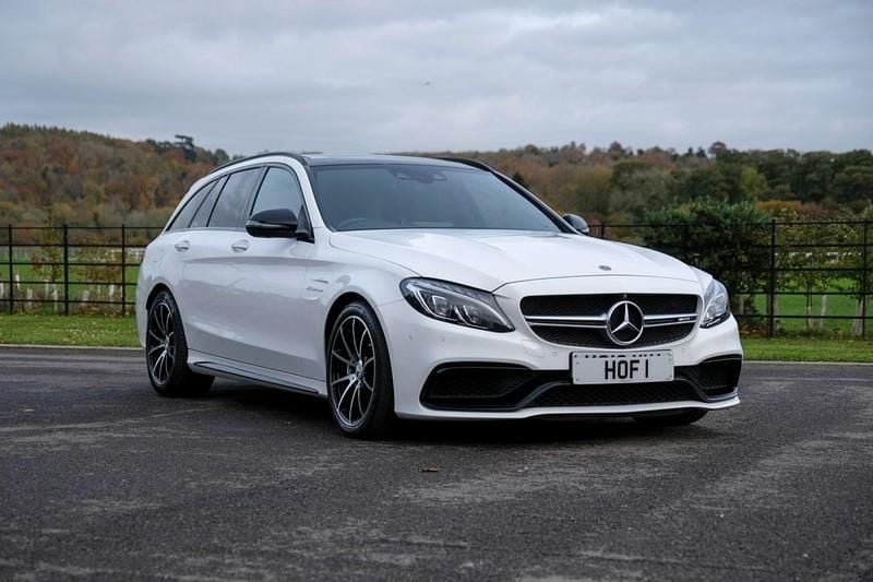 White Used 2018 Mercedes C63 AMG Premium Estate | £32,450 (Fair price) - Image 1/4
