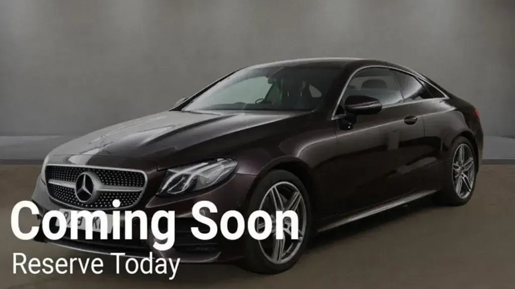 Used Mercedes E220 AMG line 2019 Red Coupe