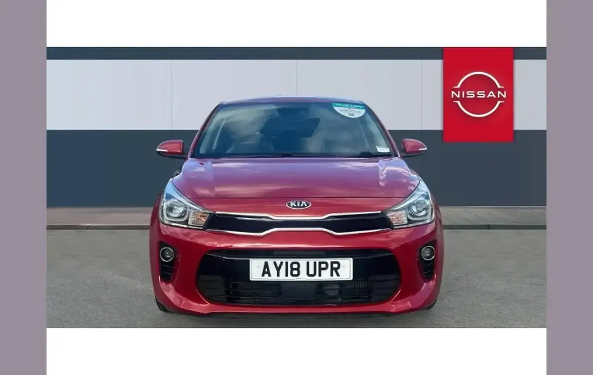 Used Kia Rio First Edition 118 HP (86 kW) 2018 Red Hatchback